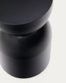 Приставной столик La Forma Rachel, диаметр 30,5 см, чёрный металл