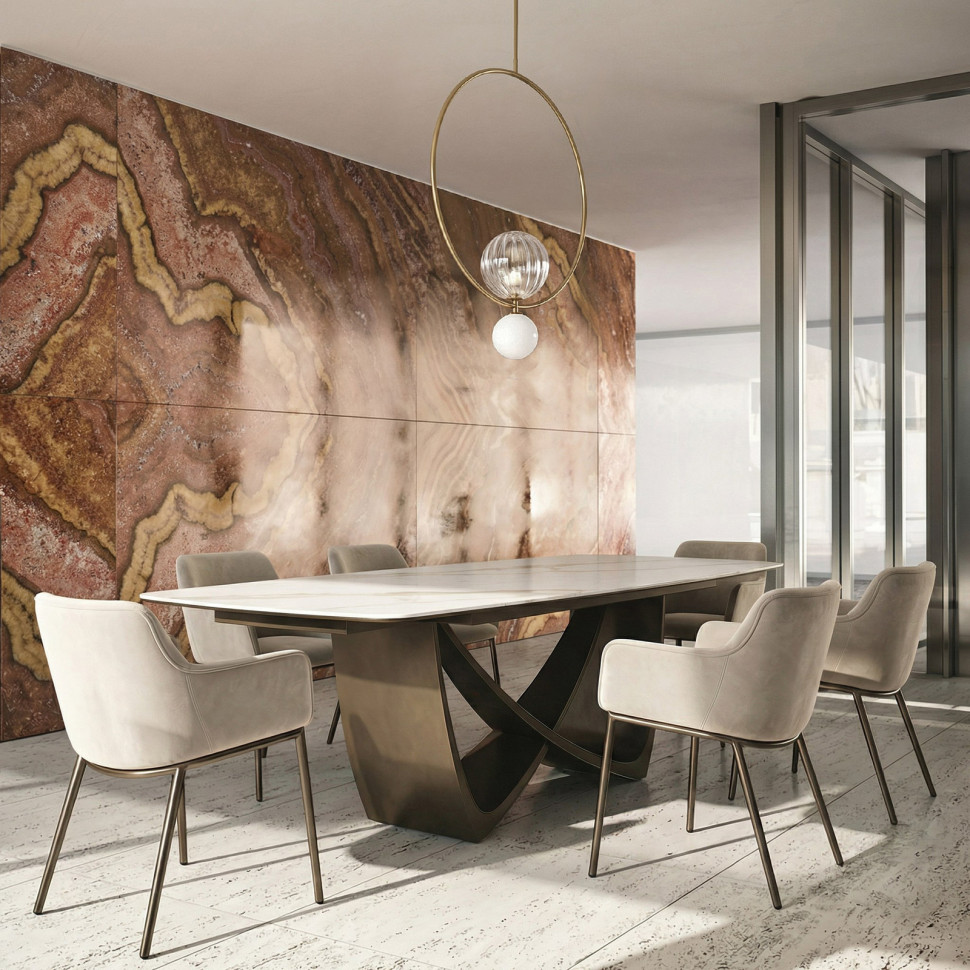 Стул Mod Interiors Алехандро, 61 x 60 x h80 см, в микровелюре Paddington 04 - материал