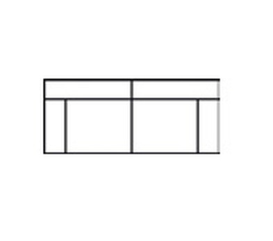 Диван Vogue std Mod Interiors Telas 230 x 94 x 74h nc91657