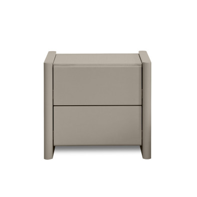 Прикроватная тумбочка Mod Interiors Petra 48 x 42 x h43 см, светло-бежевый глянцевый лак