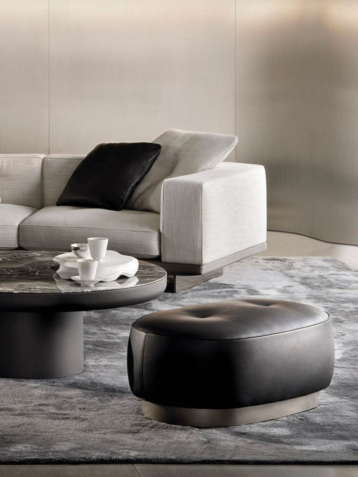 Пуф Minotti Torii Bold - материал