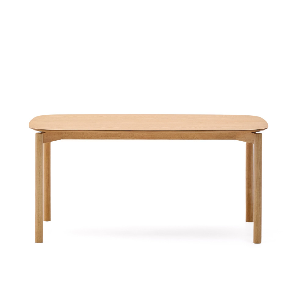 Обеденный стол La Forma Indara 160 x 90 x h75 см, натуральный