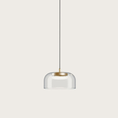 Подвесной светильник Aromas del Campo Ipon диаметр 20 x h300 см, золотой металл, прозрачный плафон