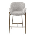 Барный стул Fratelli Barri Noli 52 x 56 x h94 см, букле, матовая бронза