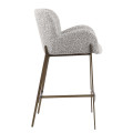 Барный стул Fratelli Barri Noli 52 x 56 x h94 см, букле, матовая бронза