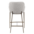 Барный стул Fratelli Barri Noli 52 x 56 x h94 см, букле, матовая бронза