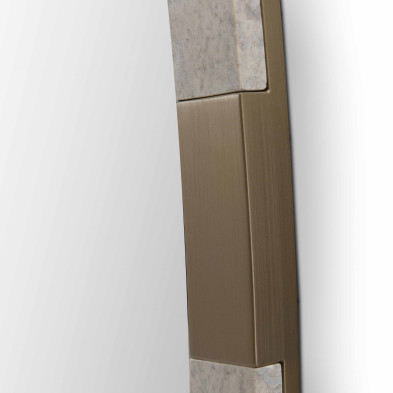 Зеркало Fratelli Barri Pirri 105 x 3 x h180 см, с отделкой матовый травертин