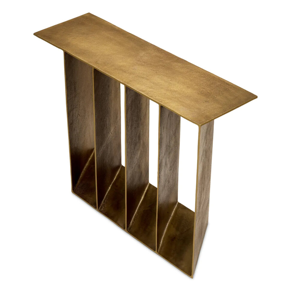 Консоль Eichholtz San Vito 104 x 33 x h76,5 см, винтажная латунь - стиль