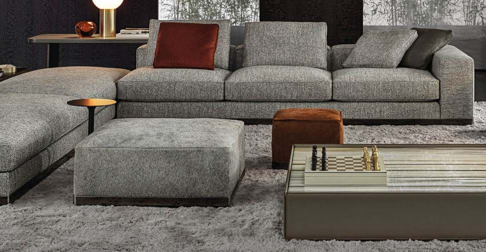 Пуф Minotti West - материал