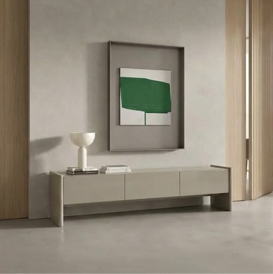 Тумба под ТВ Mod Interiors Petra 180 x 42 x h50 см, светло-бежевый глянцевый лак