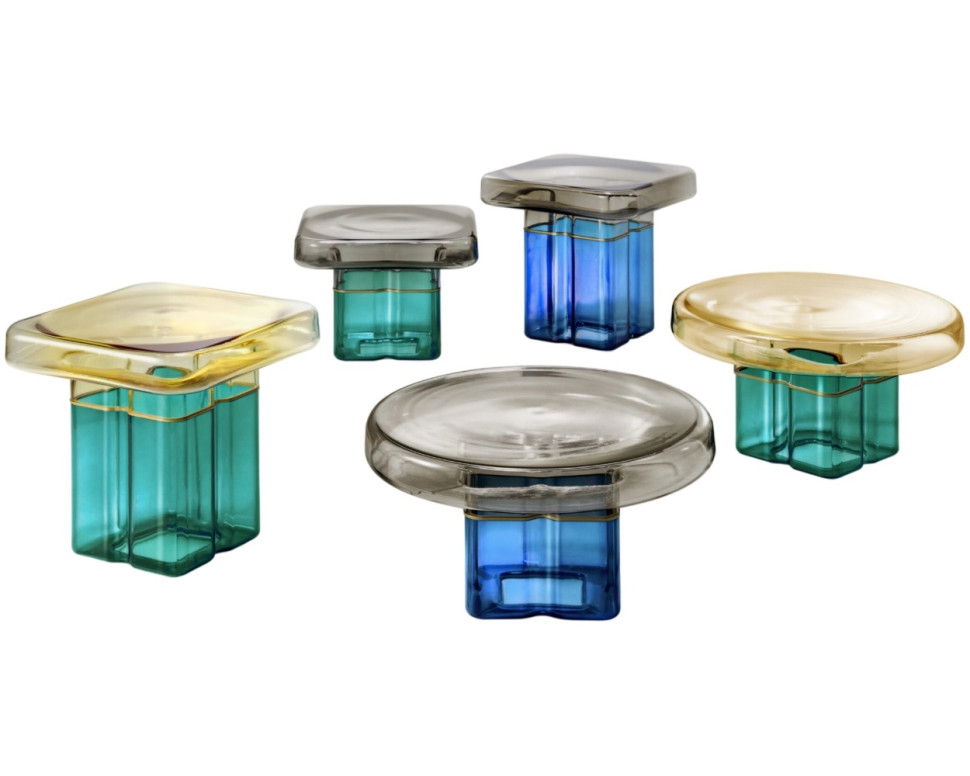 Журнальный стол Reflex Tau 40 Murano round - фото товара