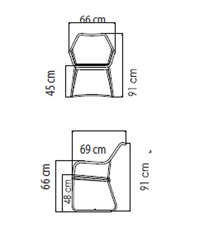 Стул Moma Skyline Design Moma 66 x 69 x 91h nc67710