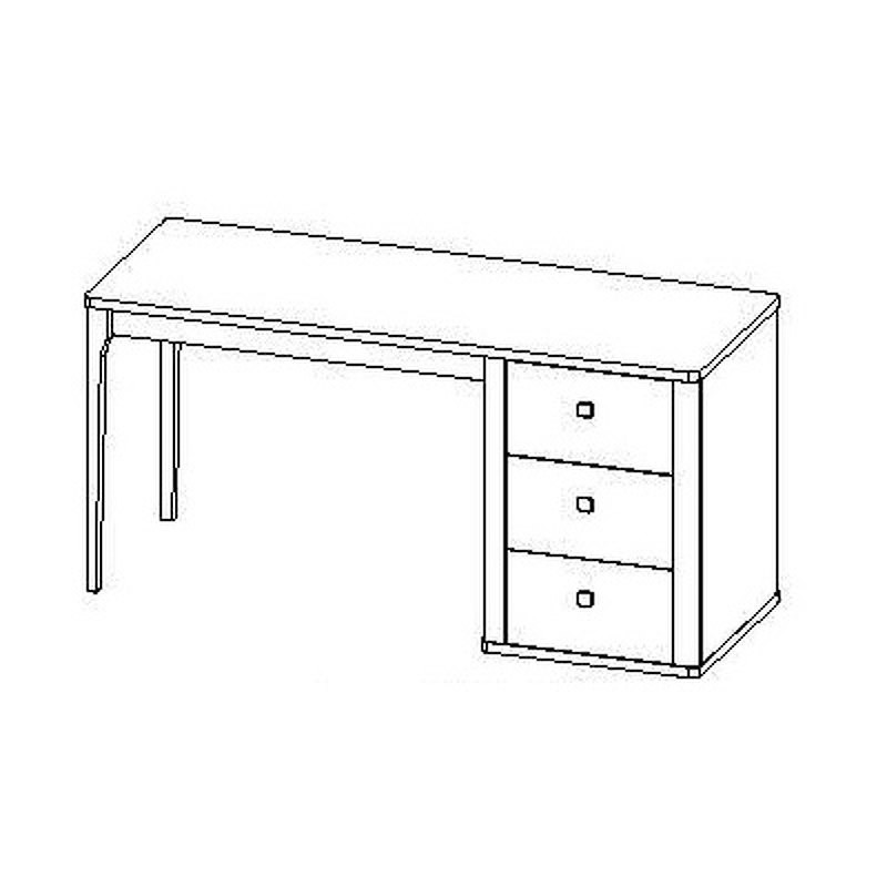 Письменный стол Alba Fratelli Barri Alba 160 x 60 x 75h nc107694