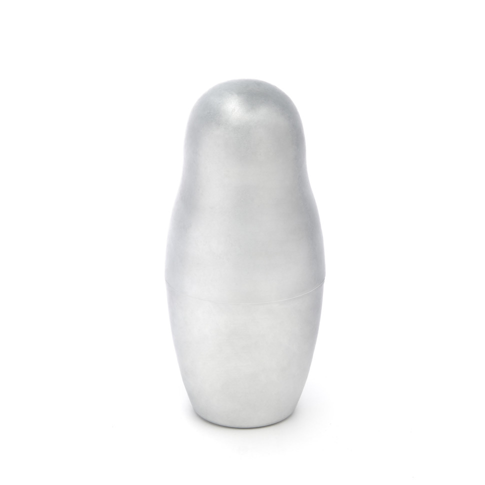 Шейкер KNIndustrie Матрешка, 350 мл, матовая сталь, алюминий