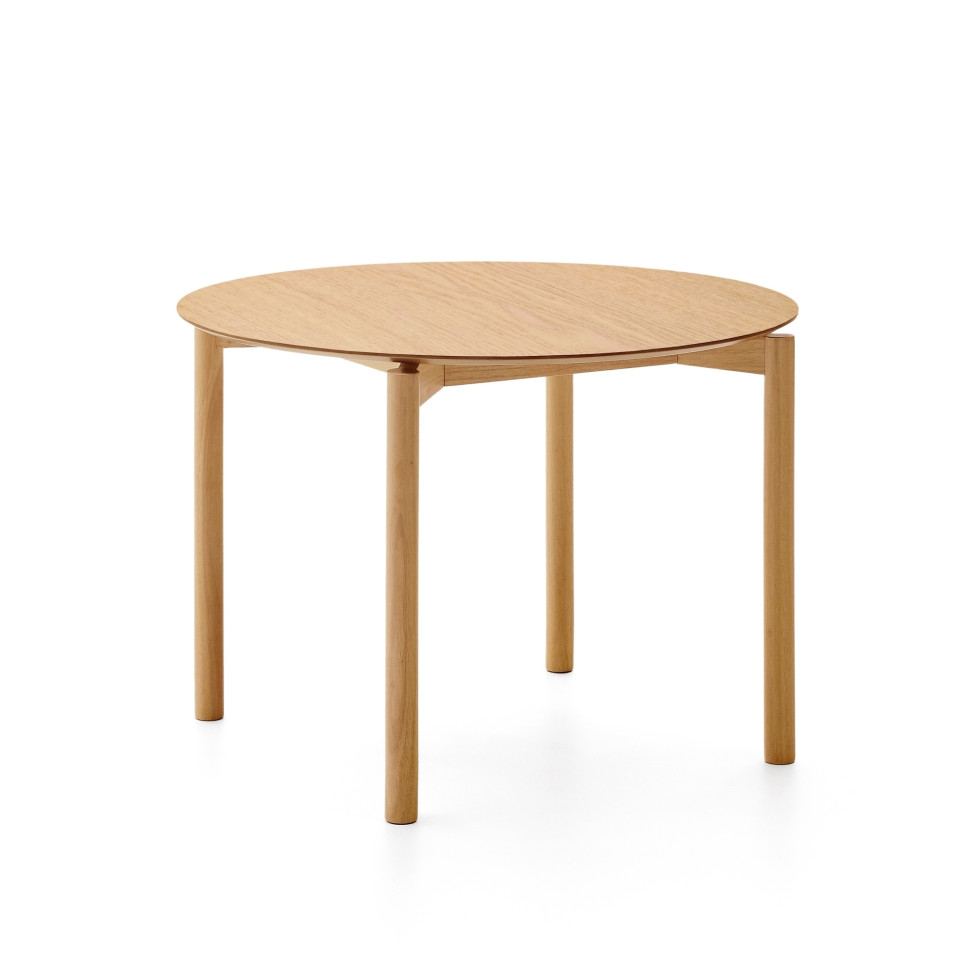 Круглый стол La Forma Indara диаметр 110 x h75 см, натуральный