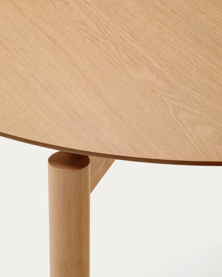 Круглый стол La Forma Indara диаметр 110 x h75 см, натуральный