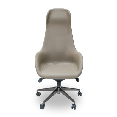 Рабочее кресло Hurtado Tables And Chairs 70 x 78 x h124–136 см, бежевая кожа