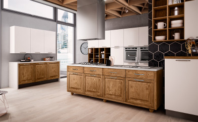 Кухня Gieffe cucine Living supreme Castanea 1