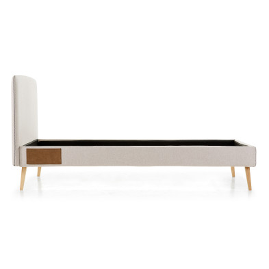 Кровать La Forma Lydia 108 x 203 x h96 см, бежевая