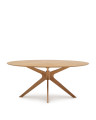 Обеденный стол La Forma Naanim 180 x 110 x h75 см, дубовый шпон