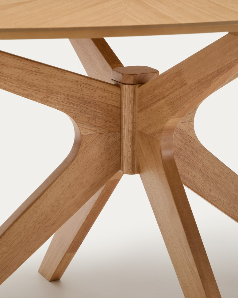 Обеденный стол La Forma Naanim 180 x 110 x h75 см, дубовый шпон