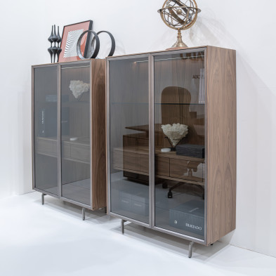 Витрина Hurtado Link 107 x 40 x h161 см, американский орех