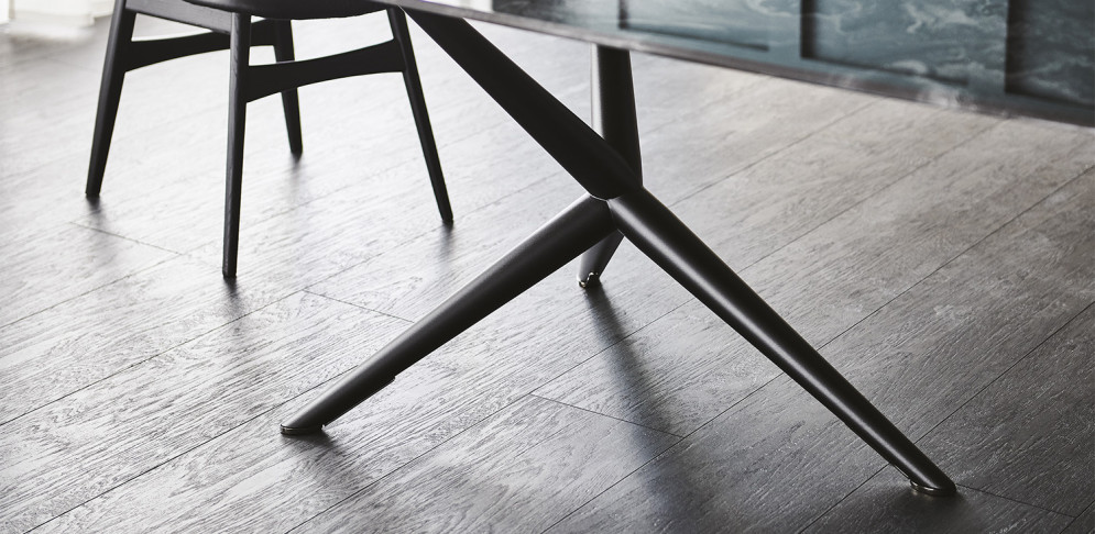 Стол в столовую Cattelan italia Atlantis Crystalart