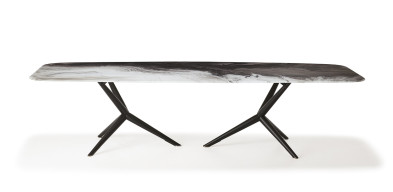 Стол в столовую Cattelan italia Atlantis Crystalart