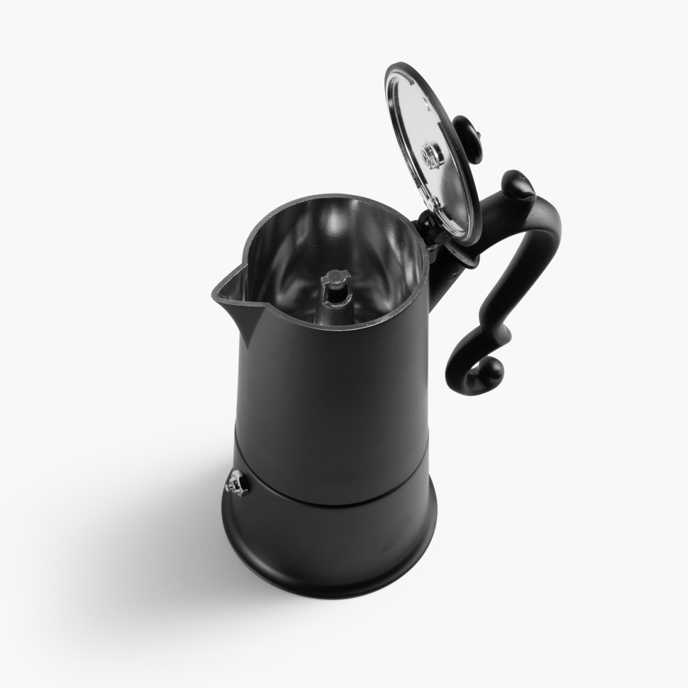 Кофейник гейзерный KNIndustrie LADY ANNE, 500 мл, черный