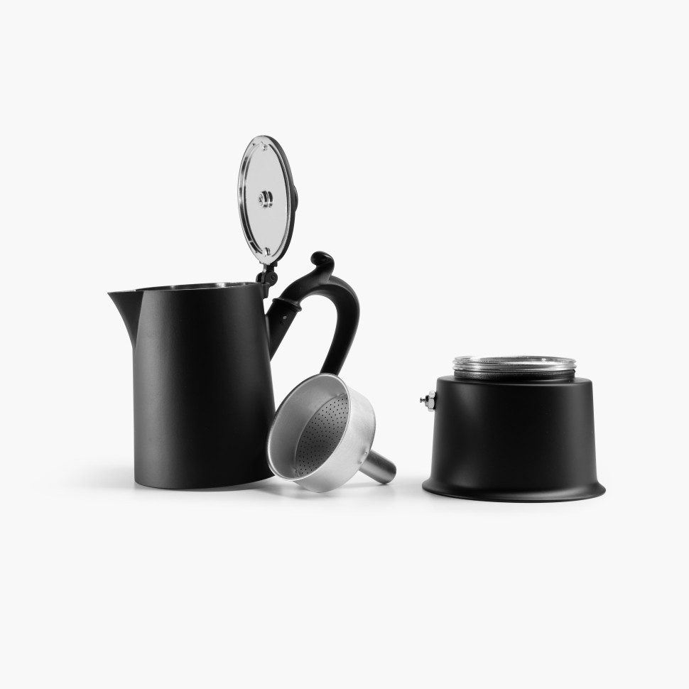 Кофейник гейзерный KNIndustrie LADY ANNE, 500 мл, черный