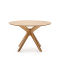 Обеденный стол La Forma Naanim диаметр 120 см, дубовый шпон