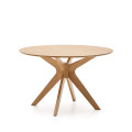 Обеденный стол La Forma Naanim диаметр 120 см, дубовый шпон