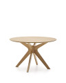 Обеденный стол La Forma Naanim диаметр 120 см, дубовый шпон