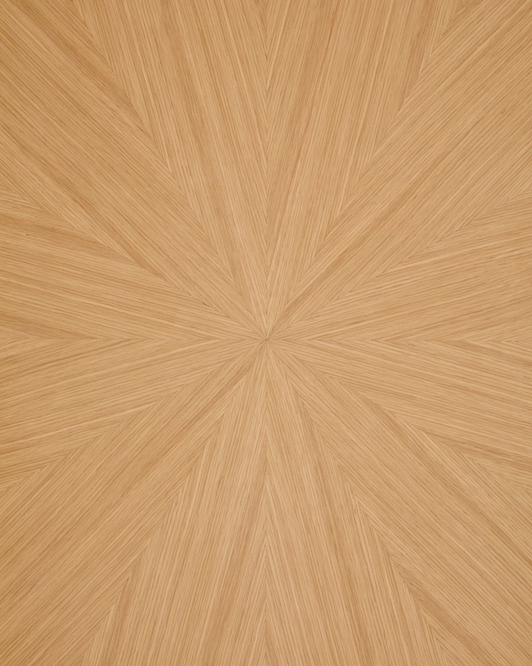 Обеденный стол La Forma Naanim диаметр 120 см, дубовый шпон