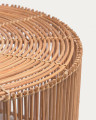 Набор журнальных столиков La Forma Elmima, диаметр 66 см и диаметр 55 см, из натурального ротанга