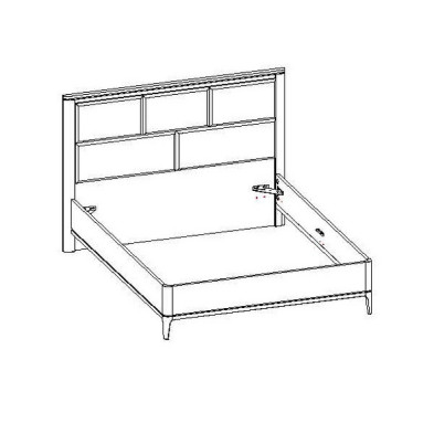 Кровать с решёткой Alba Fratelli Barri Alba 178,4 x 212,2 x 125,4h nc107698