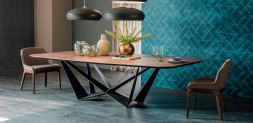 Стол в столовую Cattelan italia  Skorpio Wood