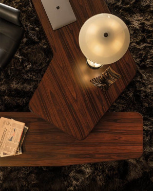 Письменный стол Minotti Diagramma Wood