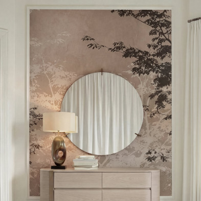 Зеркало Fratelli Barri Lode 110 x 5 x h113,5 см, матовый серо-бежевый лак