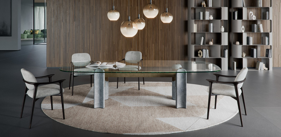 Стол Cattelan Italia Bilbao Glass - стиль