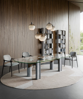 Стол Cattelan Italia Bilbao Glass