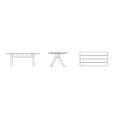 Обеденный стол Alaska Skyline Design Alaska 300 x 100 x 75h nc102469