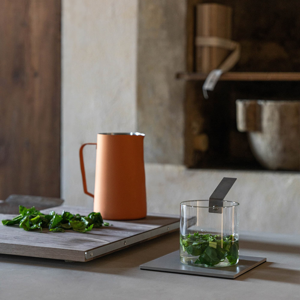 Ковшик с ручками из нержавеющей стали KNIndustrie Beyond Basic, 1 л, стекло/нерж. сталь