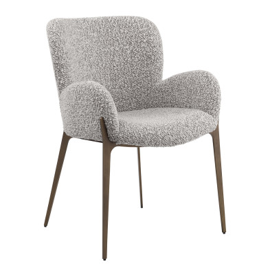 Стул Fratelli Barri Noli 63 x 58,5 x h86 см, букле, матовая бронза