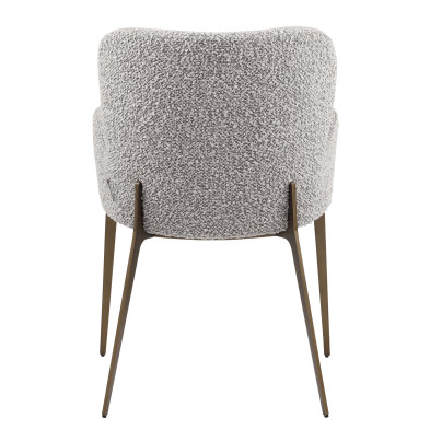Стул Fratelli Barri Noli 63 x 58,5 x h86 см, букле, матовая бронза