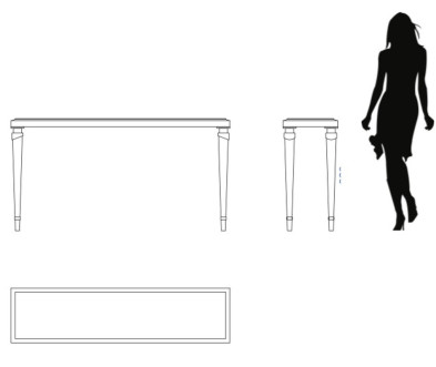 Консоль Jackie Fratelli Barri Jackie 160 x 40 x 82h nc109874