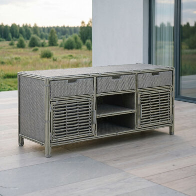 Буфет Skyline Design Villa 170 x 60 x h80 см, экологичное волокно Mushroom