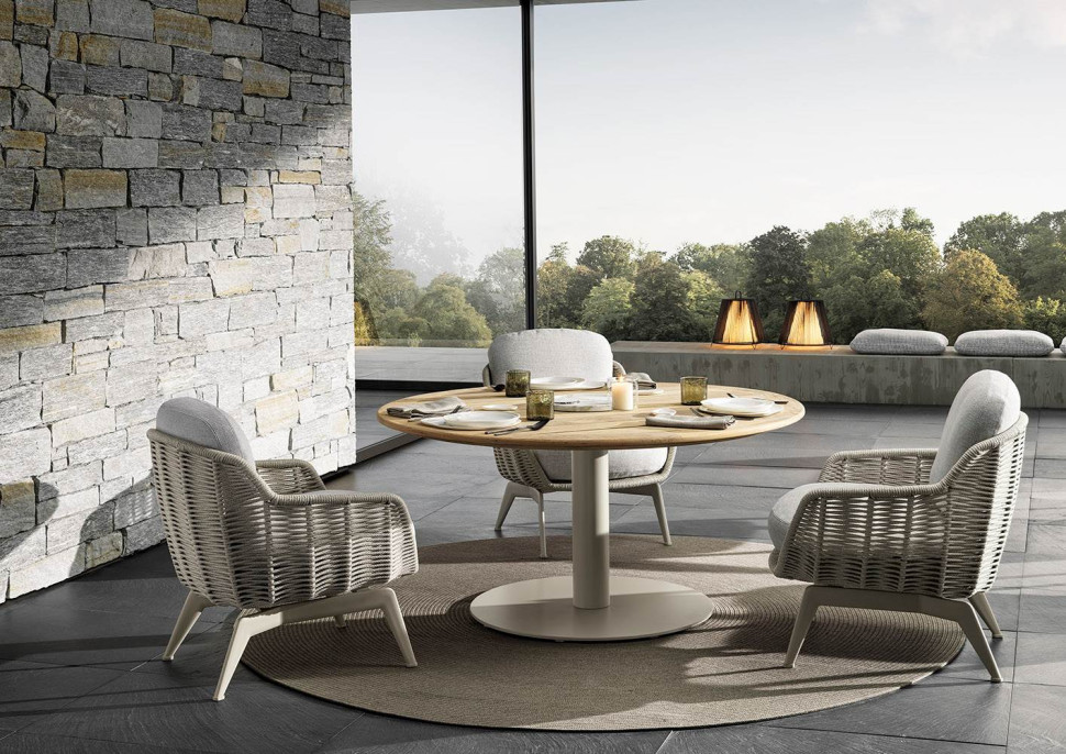 Стол Minotti Bellagio Lounge Dining Outdoor - стиль
