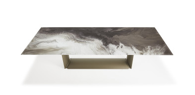 Стол в столовую Cattelan italia Dragon Crystalart