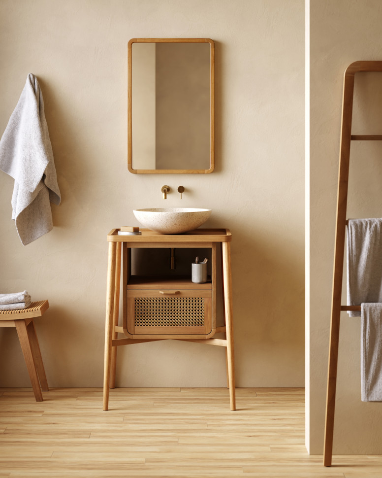 Зеркало La Forma Shamel 45 x 3 x h70 см, натуральный тик